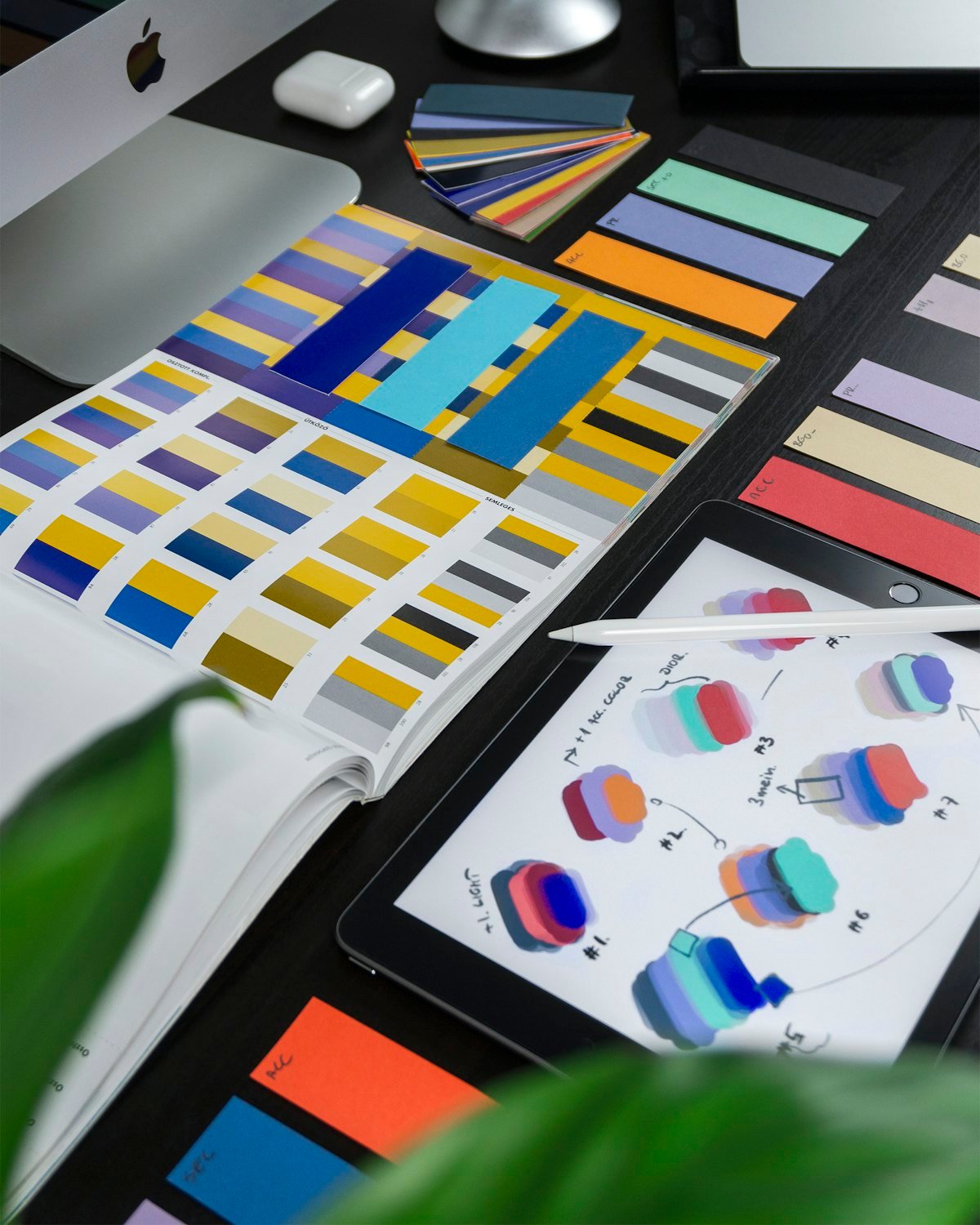 Web design tools flatlay — conversion-focused website design